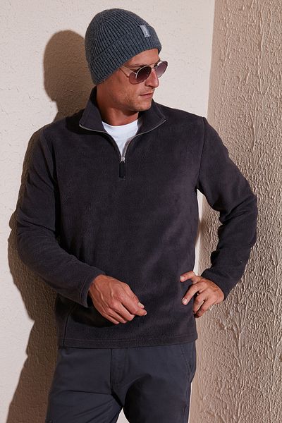 Buratti Slim Fit Stand Γιακάς Winter Raised Fleece Ανδρικό FLEECE 5906053