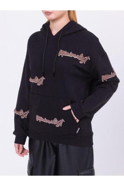 Zekids Hanorac cu glugă pentru fete, brodat cu pumnul, cu glugă