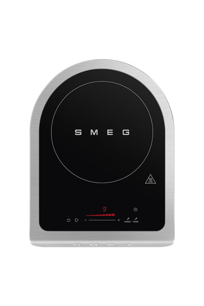SMEG Siyah Portatif Indüksiyonlu Ocak