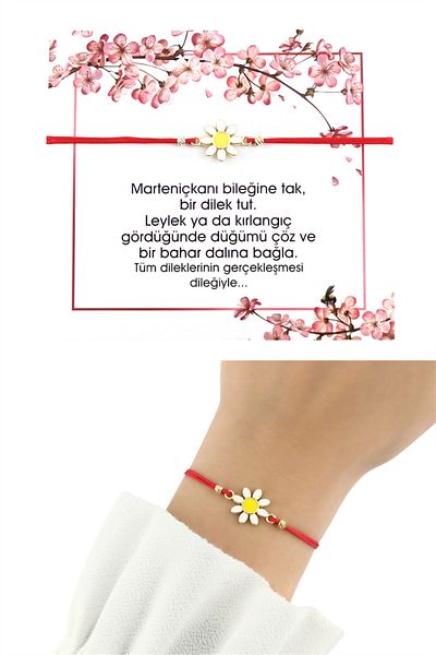 Çlk Accessories Marteniçka Bracelet Daisy Bracelet Trbilek7868