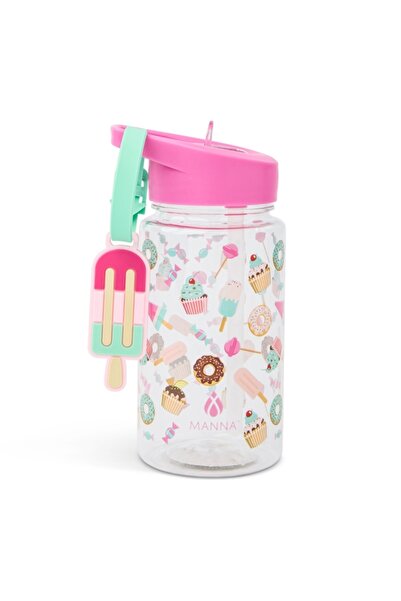 manna زجاجة مياه بتصميم Buddy Popsicle مع حزام سعة 15 أونصة