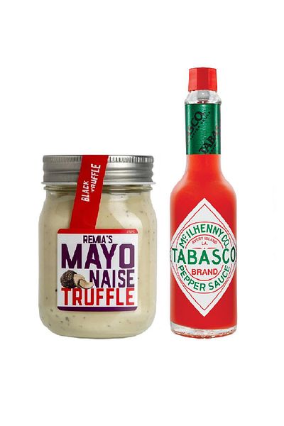 Remia Truffle Mayonnaise 220 Gr Tabasco Hot Sauce 60ml