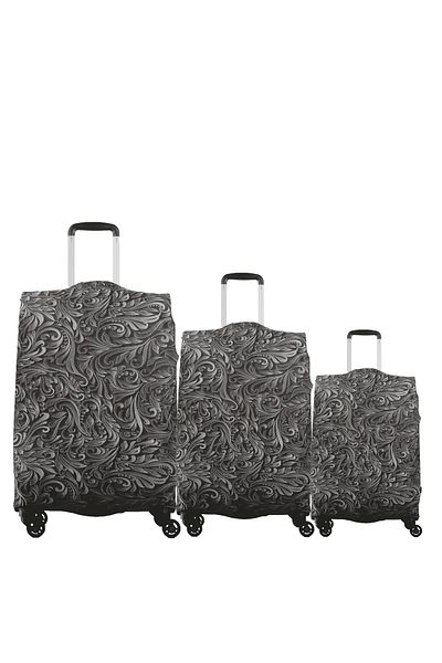 MY SARACİYE Saracye Luggage Cover - Large, Medium and Cabin Size, Floral Pattern 01