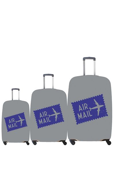 MY SARACİYE My Air Mail 24 - Large, Medium and Cabin Size Luggage and Suitcase Cover Set