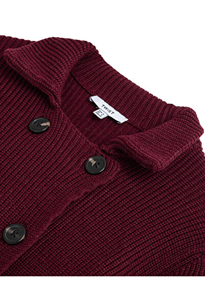Twist Double-breasted knitwear jacket
