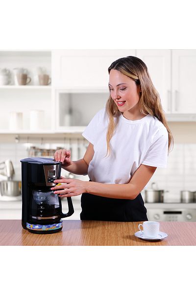 Any Morning Sh21515b Filter Coffee Maker, 1000 W, 2l Capacity, Timer & Aroma Selection