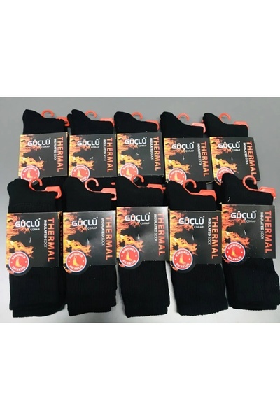 KULVARAVM 6 чифта термо чорапи Зимни черни термо чорапи