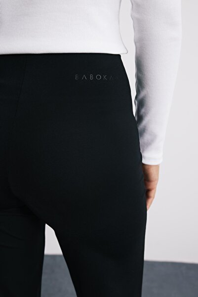 BABOKAH Toparlayıcı Ön Dikişli Geniş Paça Pantolon