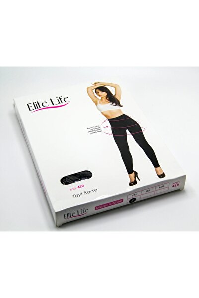 Elite Life Γυναικείο Μαύρο Καλσόν Κορσέ