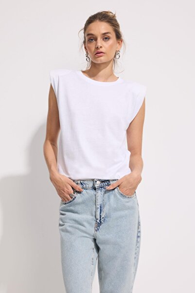 BABOKAH Αμάνικο μπλουζάκι με επένδυση ώμου