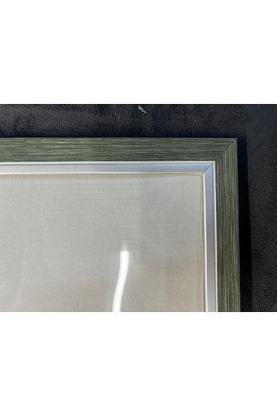 ekolphoto 50x70 argintiu dungi verde puzzele poster rama foto
