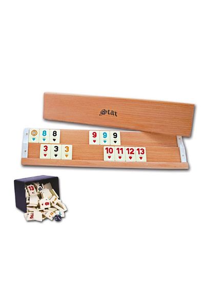 Star Wood Rummikub Set