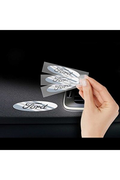 KC TASARIM Araçlar Için Metal Sticker 5 Adet Oto Aksesuar Oto Sticker Çıkartm...