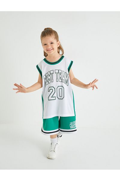 Koton Ärmelloses Oversize-Sport-Tanktop mit Rundhalsausschnitt