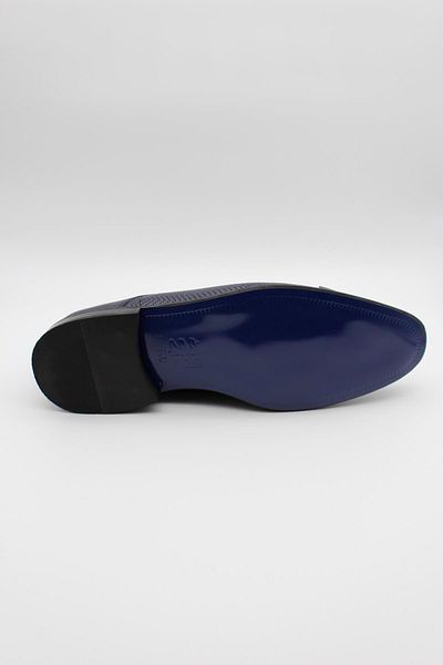 İmza Pantofi clasici cu șireturi cu talpă Analine Neolite din piele naturală albastru bleumarin închis 1033235109