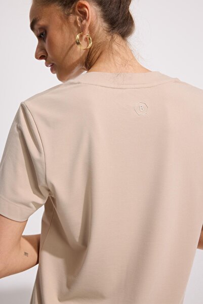 BABOKAH V Yaka Modal Rayon Premium T-shirt