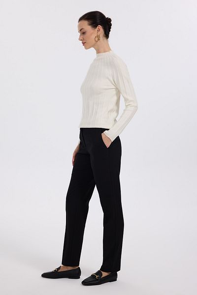 Ekol Black Side Pocket Skinny Trousers