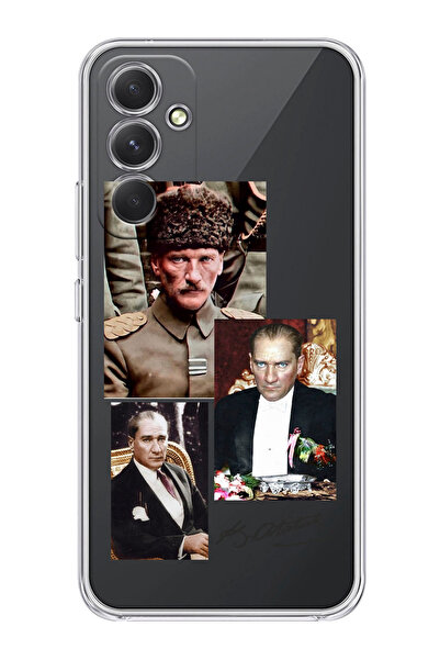 shoptocase Galaxy A54 Uyumlu ATATÜRK Desenli Telefon Kılıfı