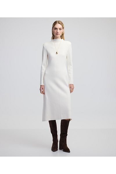İpekyol High Collar Knitwear Dress