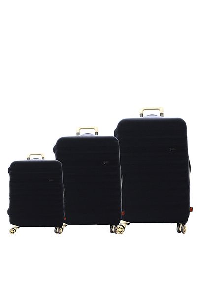 MY SARACİYE My Wardrobe Luggage Cover, Suitcase Cover Large, Medium, Cabin Size Cover Set, Black