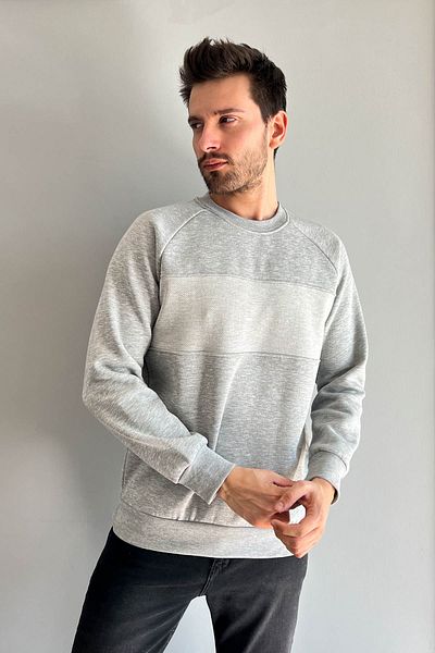 ModaPlaza Мъжки суитшърт Garnish 3 Rope 5783