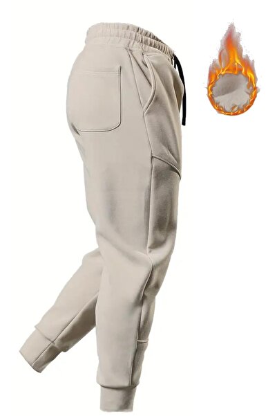 GHASSY CO. Ghassy Co. Run Sports Casual Ribbed Three Thread Sports Sweatpants