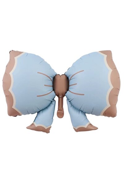 Bkmc متجر الحفلات الصغيرة ريترو بلو بوتي فويل بالون