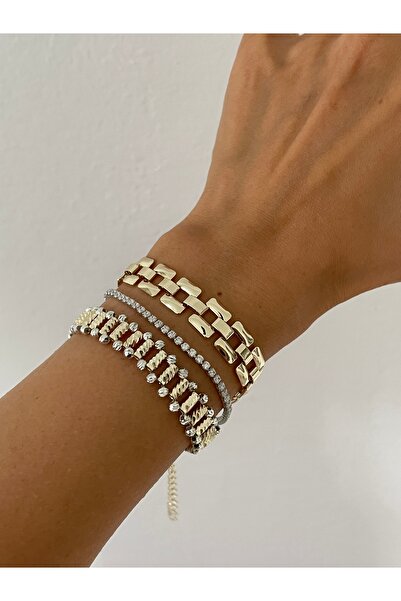 Lavian Accessories Dorika Örgü Kalın Bileklik (1. BİLEKLİK)