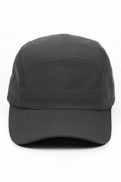 Külah Black Hiphop Snapback Cap - 5 Panel Basic Street Model