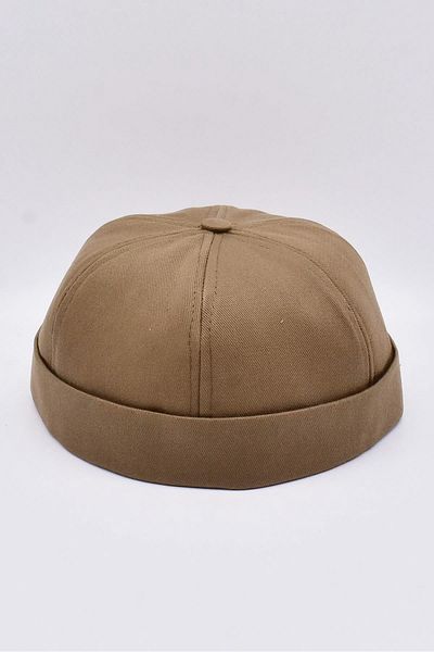 Külah Brown 100% Cotton Cap Docker Hat