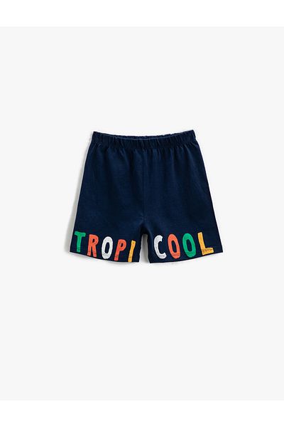 Koton Shorts Printed Elastic Waist