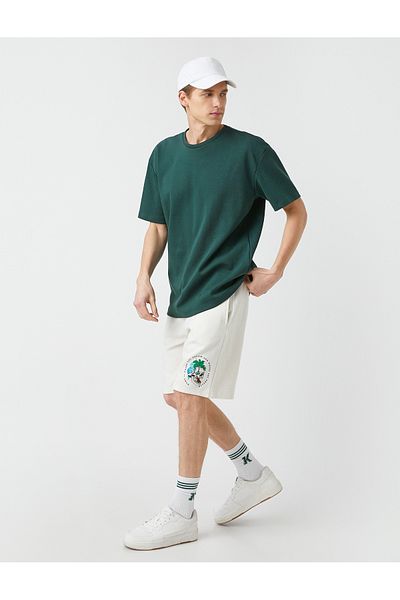 Koton Slim-Fit-Shorts mit Totenkopf-Print
