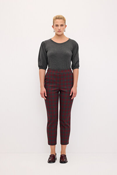 Love My Body Ekose Pantolon