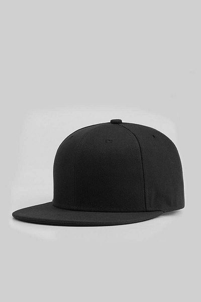 Külah Basic Street Snapback Hiphop Cap Black Hat