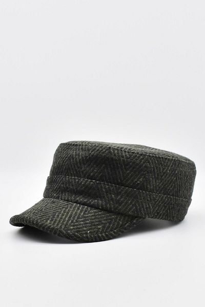 Külah Kastro Model Men's Hat Winter Wool Cap Fidel Castro Cap