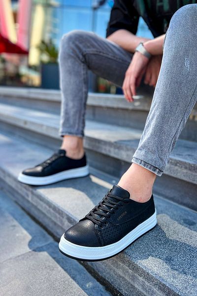 Chekich Cowien CH043 CBT Men's Black Shoes