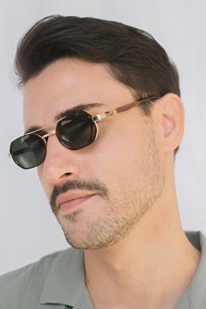 Bilge Karga Marny Gold Green Men's Sunglasses