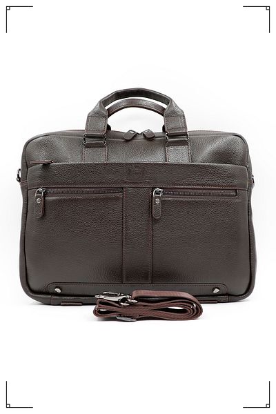 Derimo Leather حقيبة جلدية أصلية وحقيبة كمبيوتر محمول