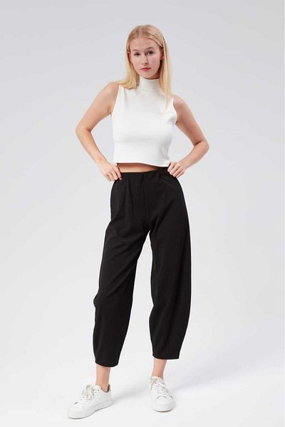 TunaBlogg Scuba Fabric Baggy Model Balloon Trousers Tn0110