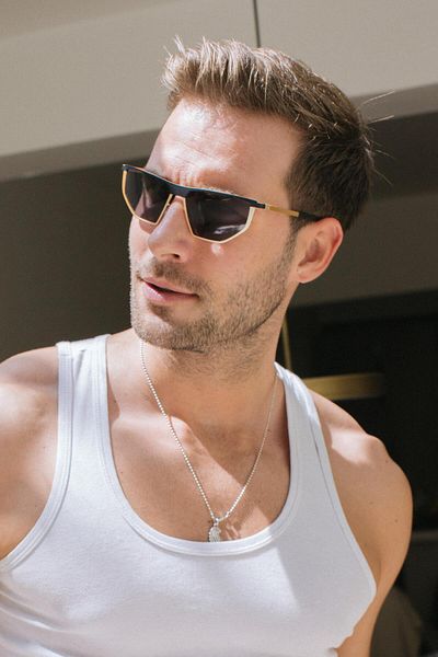 Bilge Karga Crazy Gold Black Men's Sunglasses