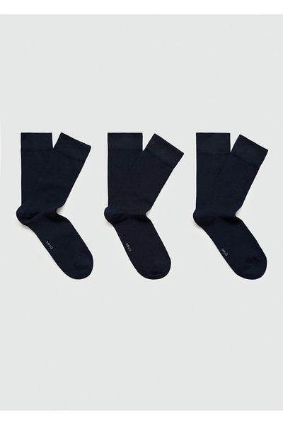 MANGO Man 3 Pack Cotton Socks