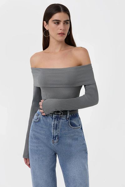 Hiccup Μπλούζα με γιακά Madonna Off Shoulder