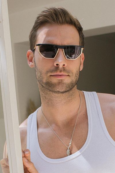 Bilge Karga Crazy Gold Black Men's Sunglasses