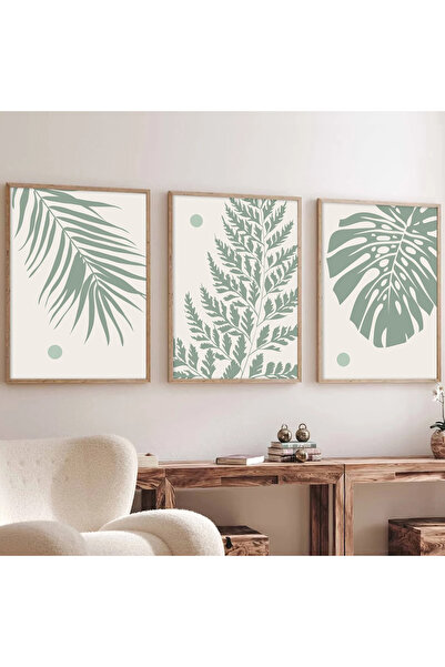 Wooden 3-Piece Abstract Painting Home Home Living Room Living Room Bedroom Balcony Decor Qmrc45