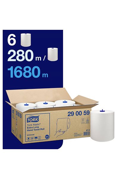 TORK Matic 21 Cm Movable Towel Universal 280 M X 6 Rolls
