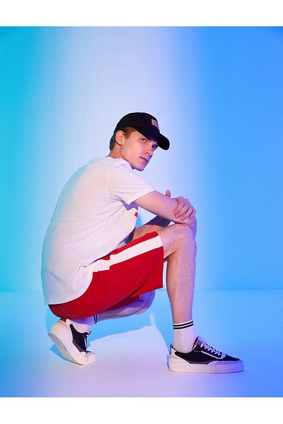 Koton Slim Fit Striped Shorts