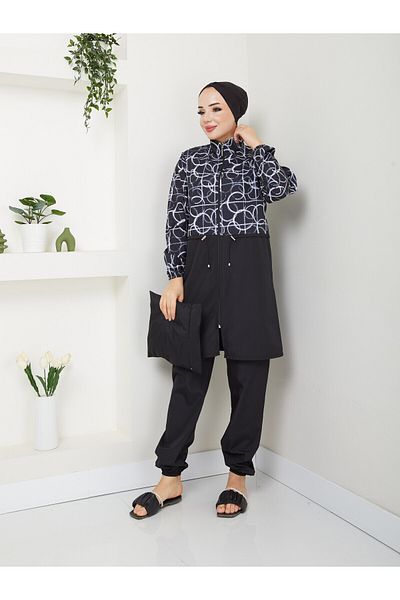 DLC Tekstil Digital Printed Lace-Up Hijab Gift