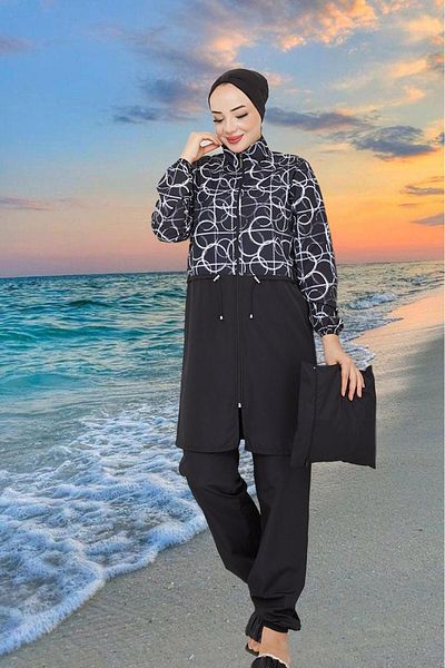 DLC Tekstil Digital Printed Lace-Up Hijab Gift