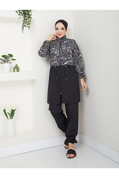 DLC Tekstil Digital Printed Lace-Up Hijab Gift