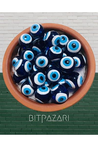 Artdeco Χάντρες ματιών 18 mm Danagöz - Διακοσμητικές χάντρες 20 τεμαχίων - (χοντρές τρύπες)